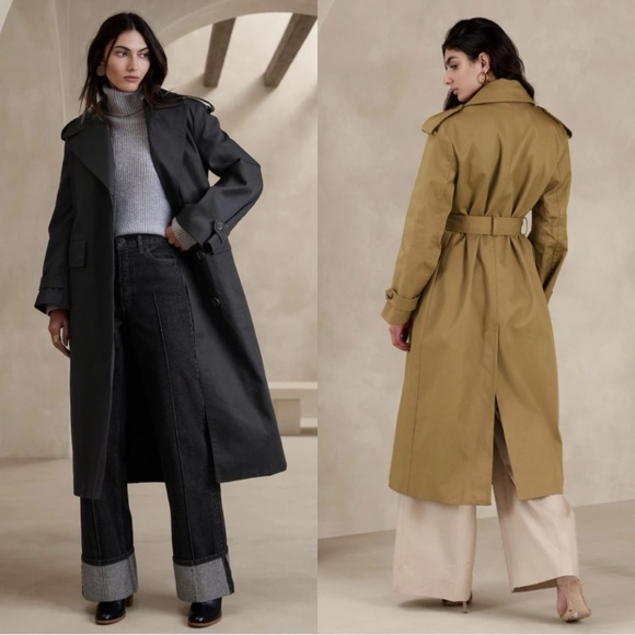 BANANA REPUBLIC TIMELESS TRENCH COAT - Picture 6 of 7
